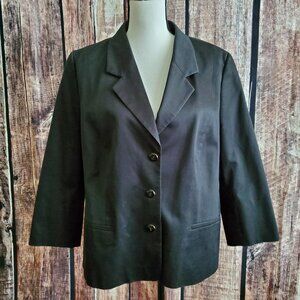 Louis Feraud Black Blazer USA Size 16